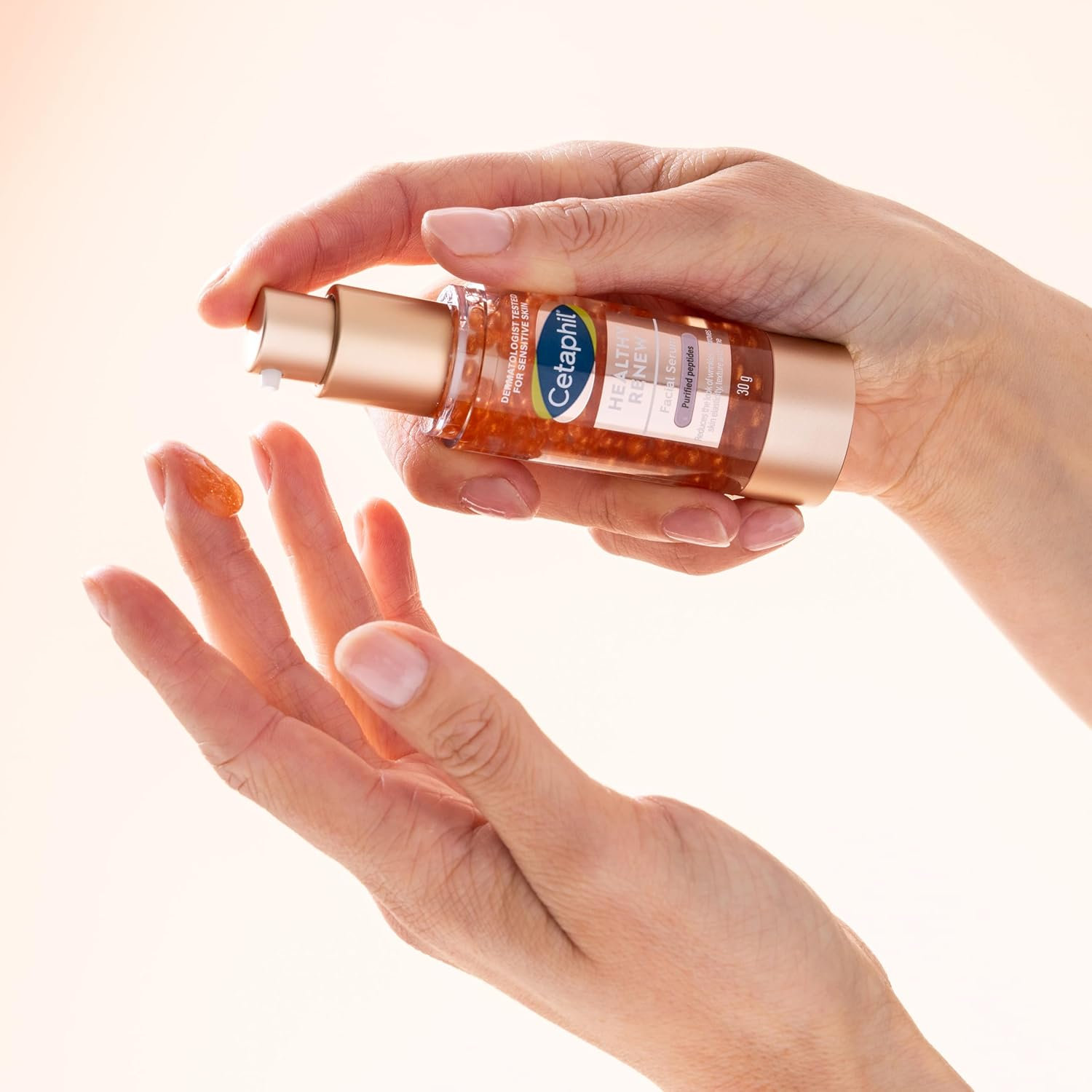 Cetaphil Healthy Renew Facial Serum, 30G, Anti-Ageing Formula with Purified Peptides, Contains Niacinamide (Vitamin B3) and Panthenol (Vitamin B5), Dermatologist Tested for Sensitive Skin image number 3