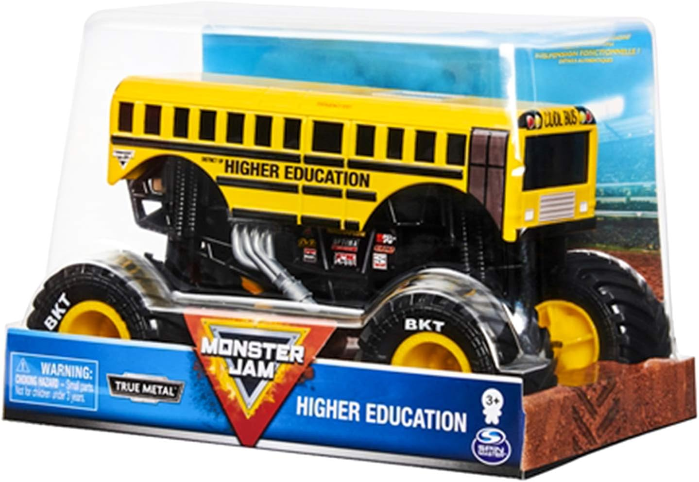 Monster Jam, Official Higher Education Monster Truck, Die-Cast Vehicle, 1:24 Scale - Higher Education image number 4