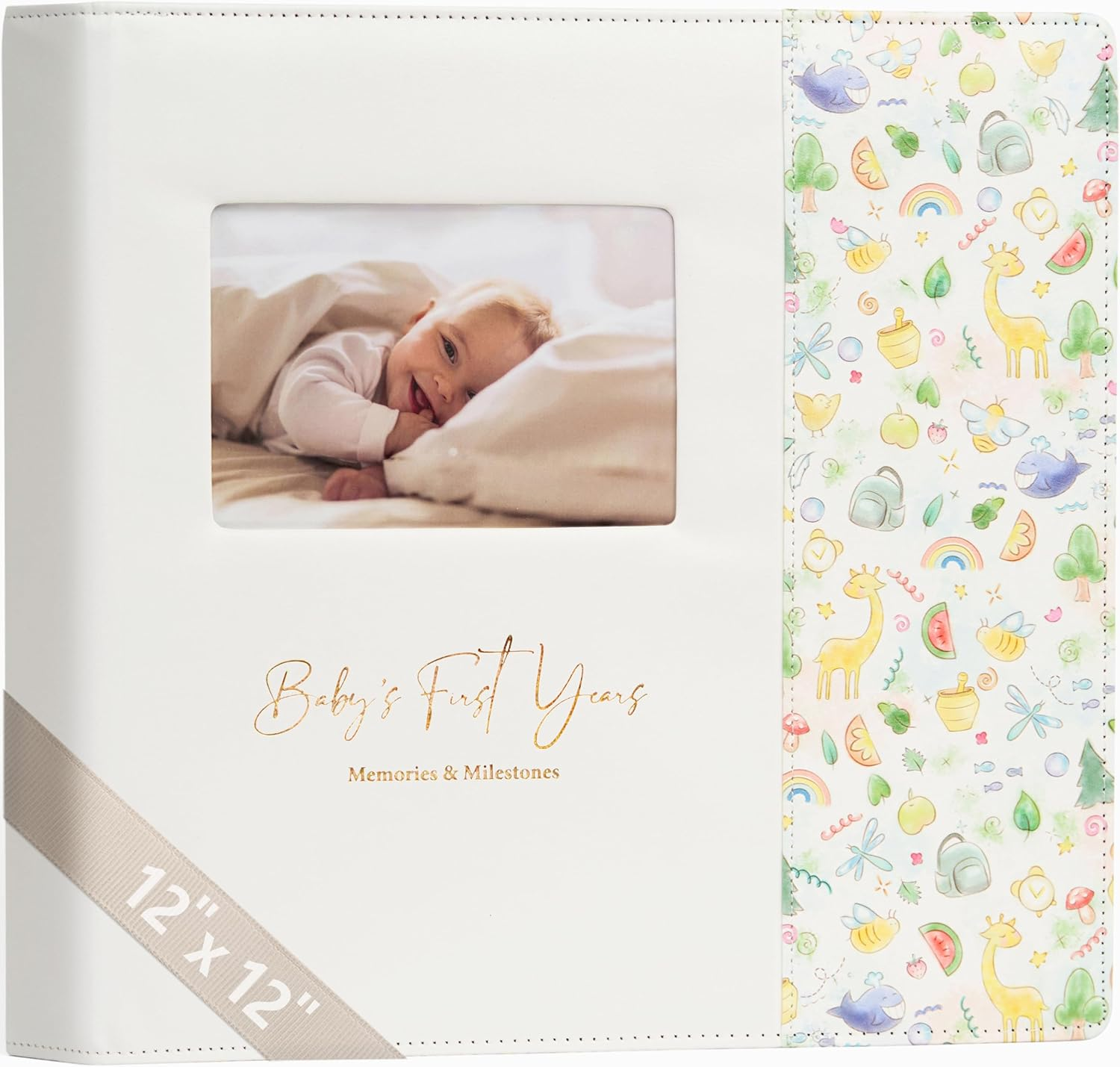 Baby Memory Book Extra Pages for Photos &ndash; Baby Book &ldquo;Choose Joy&rdquo; | 10 Additional Paper Sheets for Loose-Leaf Baby Photo Album Keepsake Journal for Newborn Girls Boys | Refill Paper Set image number 3