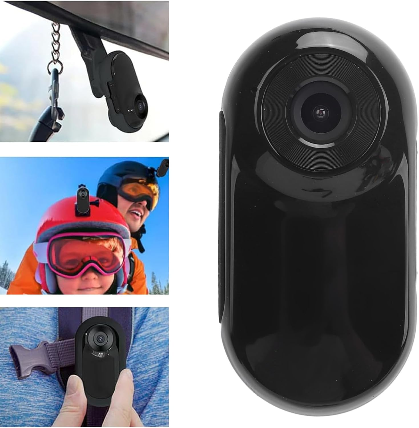 Jectse 1080P Cat Collar Camera, 170&deg; Wide Angle Dog Tracker Collar, No Wifi Required, Lightweight Pet Body Camera with Audio and Video Recordings for Dogs, Cats image number 4