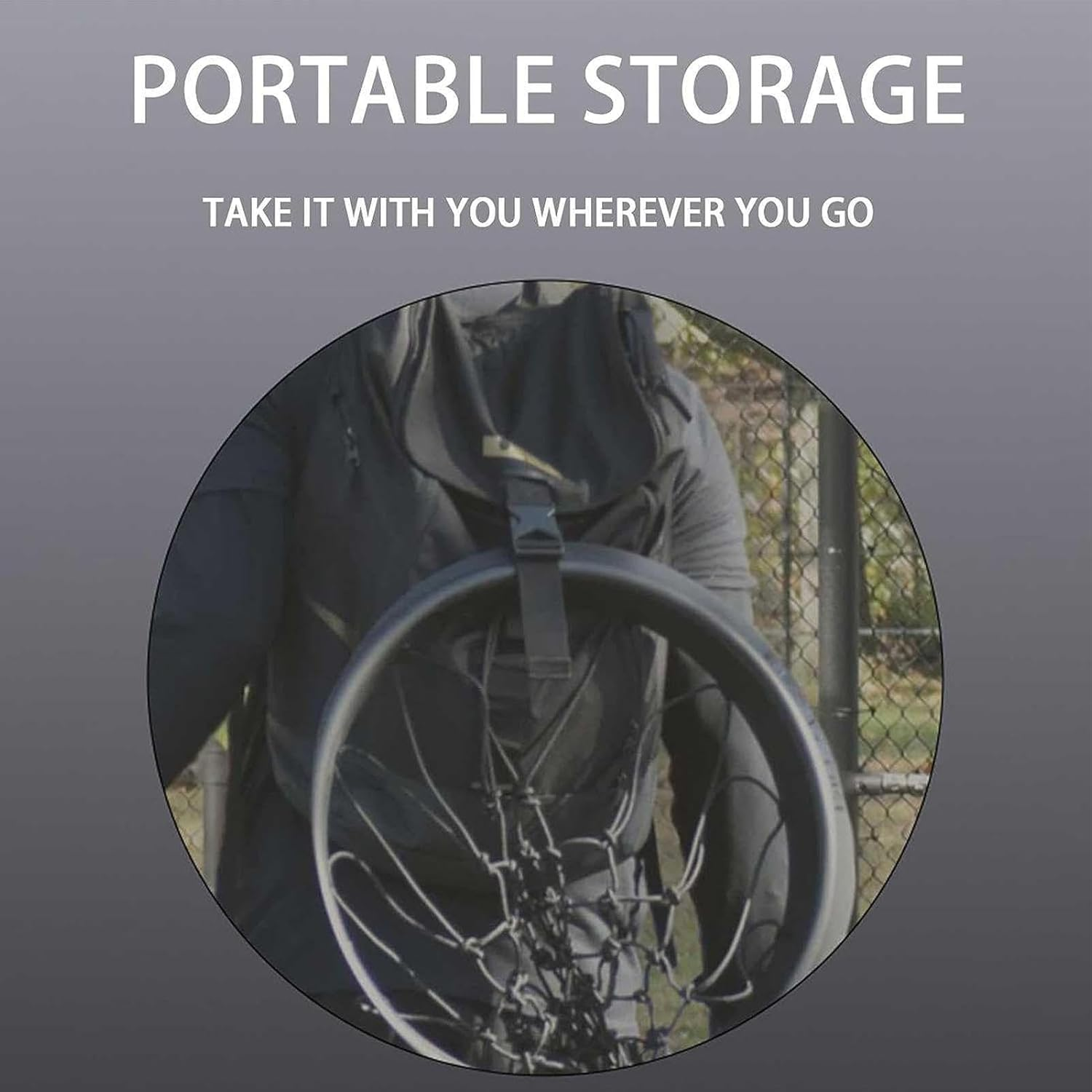 Basketball Hoop Net All Weather Basketball Net Replacement Basketball Accessories Fits Standard Indoor or Outdoor image number 2