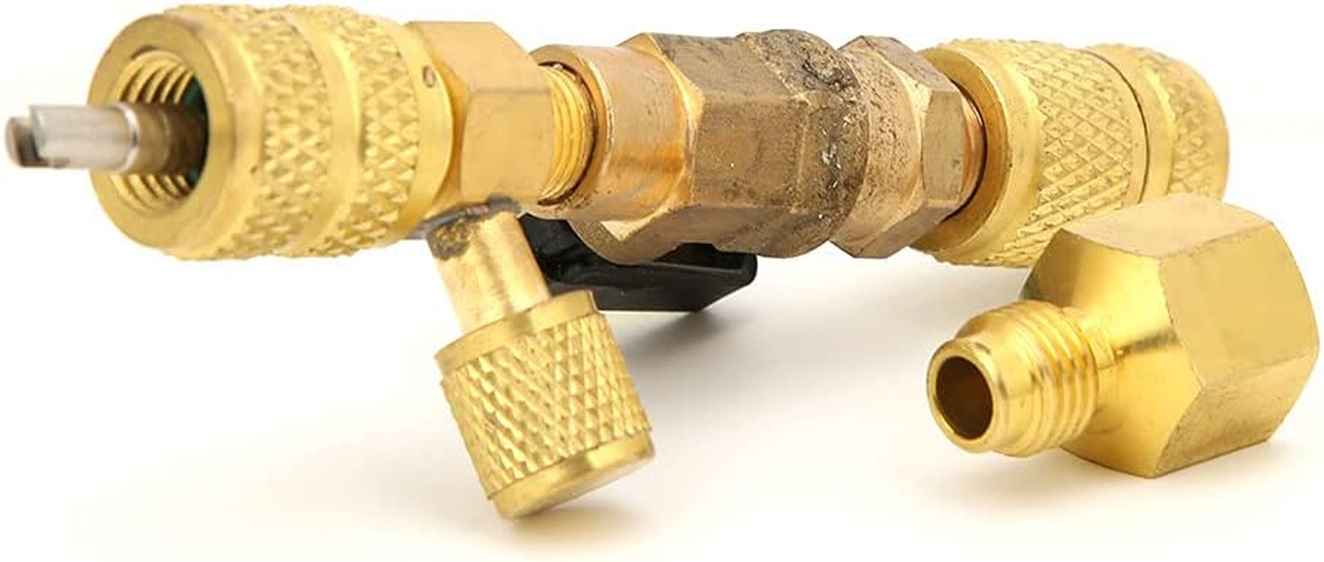 Valve Core Removal Tool, 1/4" SAE Valve Core HVAC Tools, Fit for R22 R12 R410A Refrigerant Fast and Easy Replacement image number 1