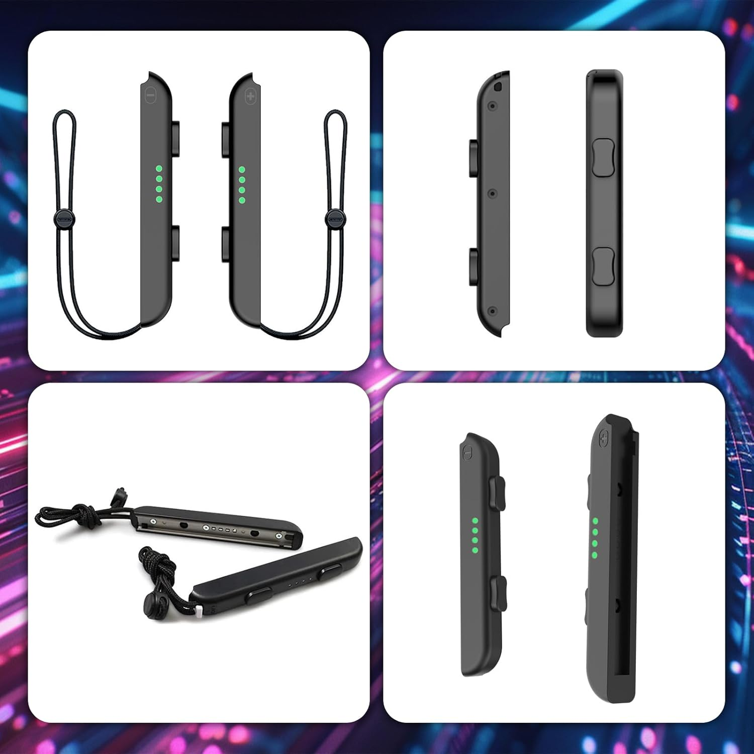 Wrist Strap Controller, 2 Pcs Adjustable Controller Straps Game Controller Wrist Strap Lanyard Replacement Parts for Joypad