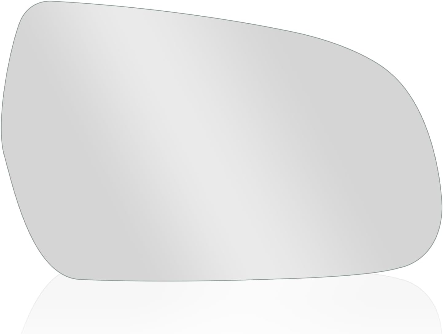 Front Right Driver Side Heated Wing Mirror Glass with Backing Plate, Rearview Wing Door Mirror Glass Heated Replacement for Audi A4 2010 2011 2012 2013 2014 2015 RHD image number 2