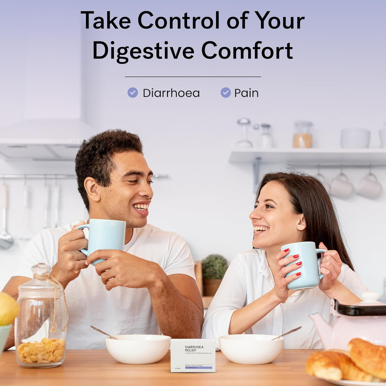 TUMME Diarrhoea Relief 8 Capsules | Fast & Effective Relief from Diarrhoea Symptoms | Decreases Bowel Movement Urgency, Reduces Volume of Diarrhoea, Relieves Cramping & Discomfort | Contains 2Mg of Loperamide Hydrochloride image number 5