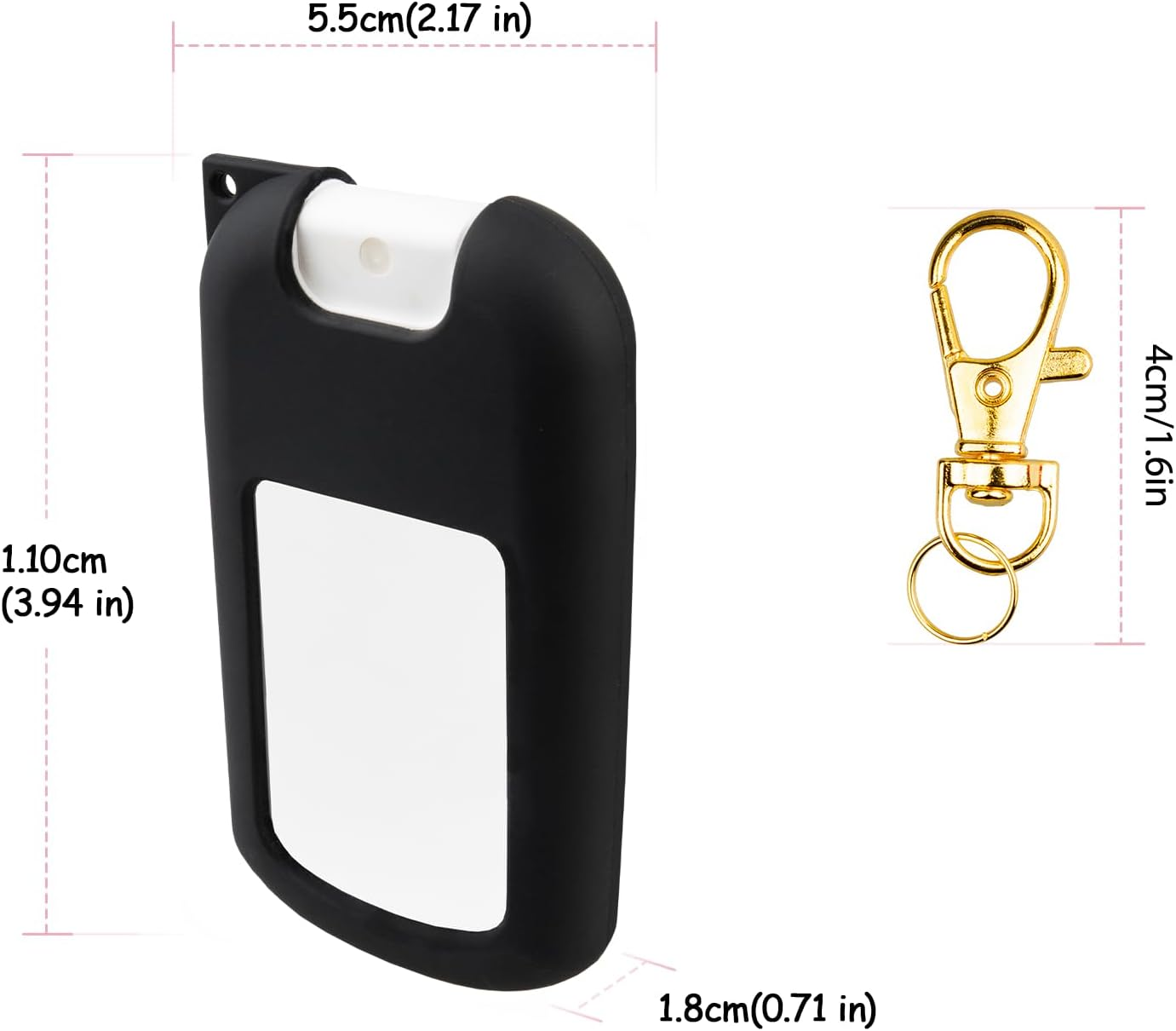 TERPINK Silicone Case Compatible with Poo-Pourri, Black image number 2