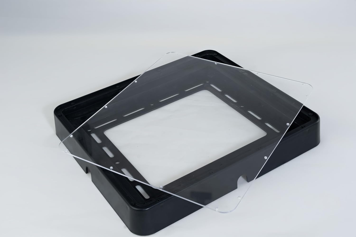 Starlink Mini Fully Enclosed Rugged Flat & Magnet Mount &ndash; Hail-Resistant Roof & Roof Rack Mount for Rhino-Rack, Yakima, 4WD, Caravan, RV, Camper, Off-Grid Internet, Weatherproof Enclosure (Black) - Black+Magnet Set+Roof Platform T-Bolt Set image number 3