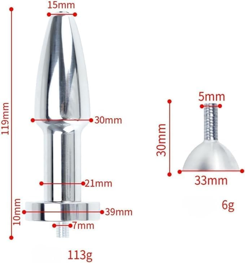 Chastity Device Anal Plug and Silicone Chastity Cage, Latex Penis Sheath Flow into the Anal Catheters Cage Metal Small Male Adult for Men Sex Toys image number 4