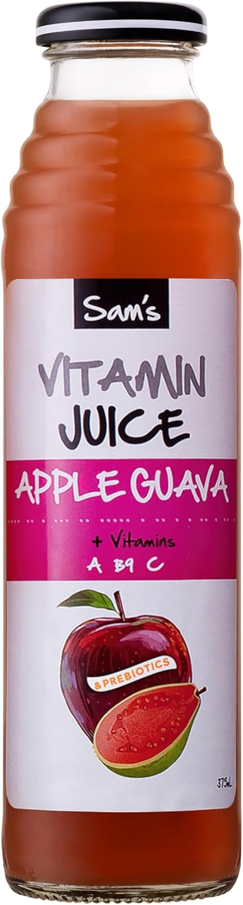 Sam'S Berry Apple Vitamin Juice, 12 Bottles X 375 Ml image number 4