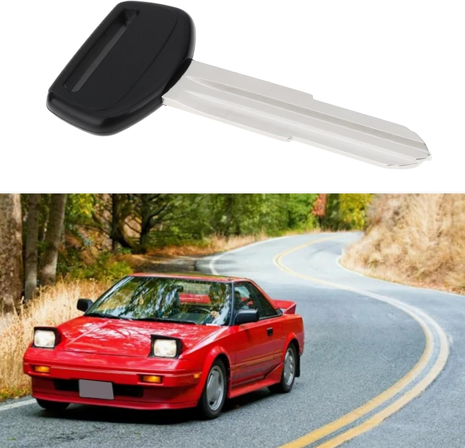 SING F LTD Car Blank Key 90999-00174 Compatible with Toyota MR2 SW20 Mk2 image number 1