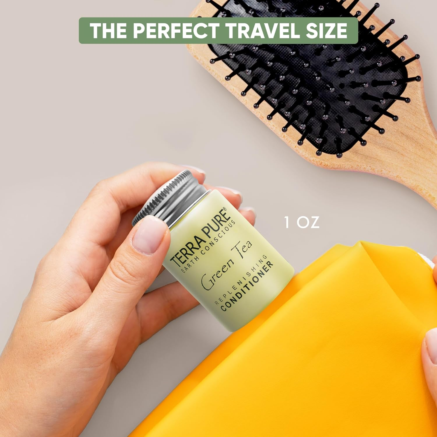 Terra Pure Conditioner, Travel Size Hotel Amenities, 1 Oz (Case of 20)