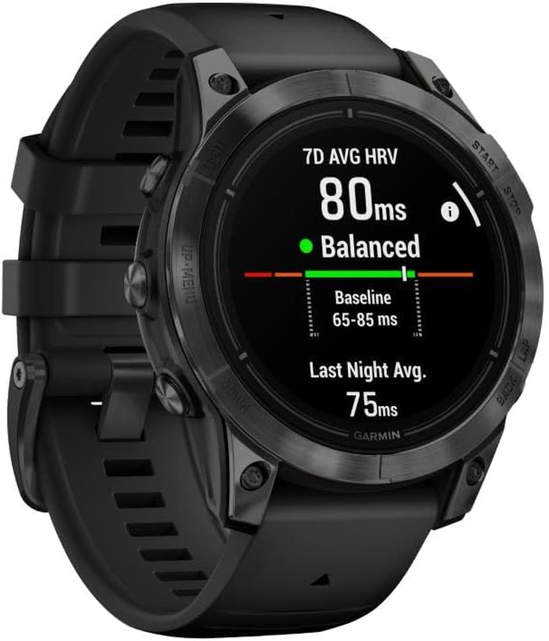 Garmin Epix Pro (Gen 2) 47Mm - Slate Gray with Black Silicone Band image number 3