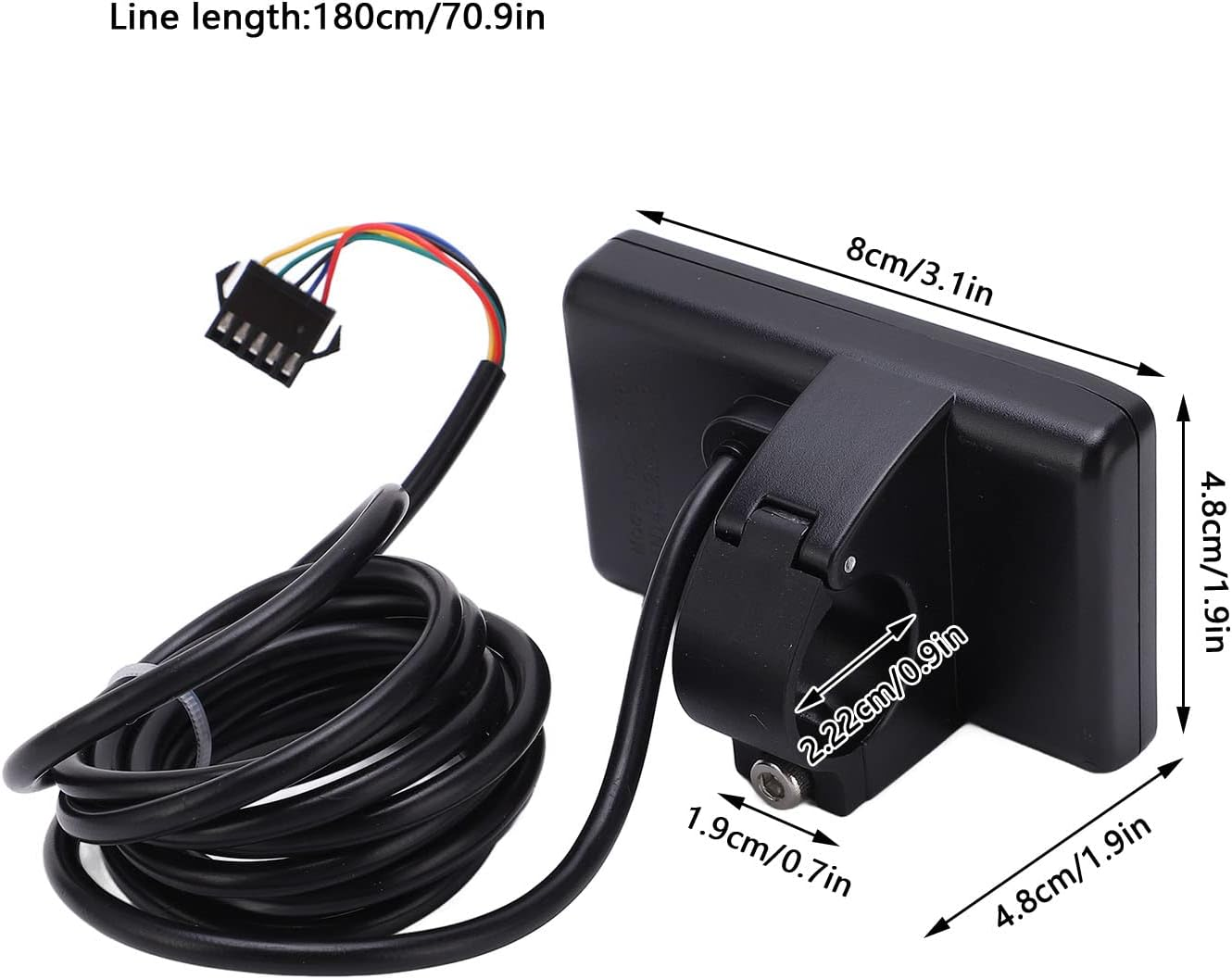 S866 LCD Display, Waterproof Bike Computer, 24V 36V 48V Electric Bicycle LCD Display Meter Large Screen E Bike Display Meter Control Panel with SM Plug for Electric Bicycle Scooter image number 6