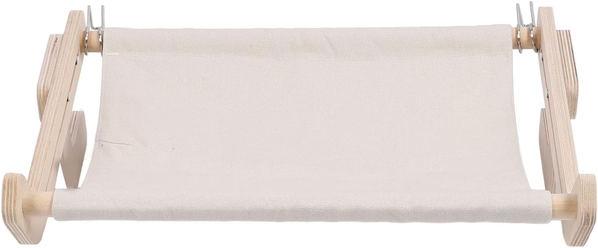 Depisuta Cat Window Perch, Sturdy Wood Frame Cat Sill Window Perch, Large Hammocks Bed Shelf, Wall Mount Bedside Hammock for Indoor Windowsill Sleeping, Climbing and Playing (Gray)