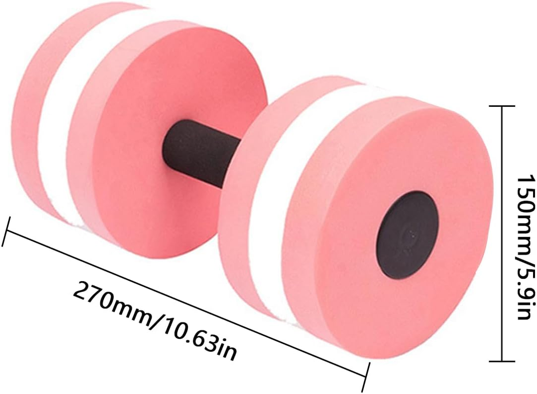 Floating Water Weight Dumbbell - Outdoor Pool Toys, Portable Swimming Weights, Dumbbells for Water Exercises, Foam Dumbbells for Aquatic Exercises, Yoga Exercises image number 3