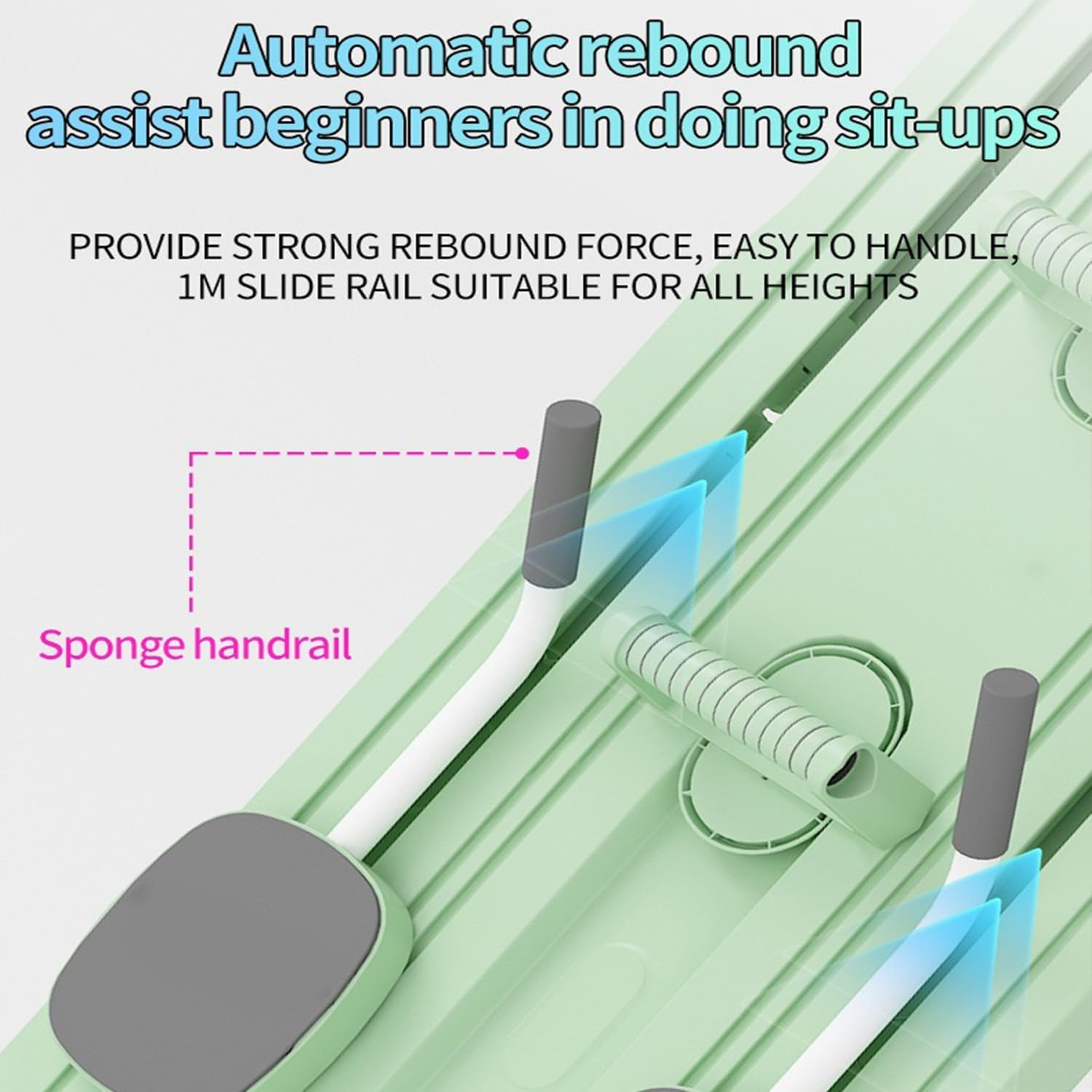 MIMYII Pilates Board,4 in 1 Multifunctional Core Exercise Equipment,Ab Trainer Machine Built in Timing Device,Suitable for Indoor and Outdoor Use Comprehensive Exercise Core Trainer image number 3