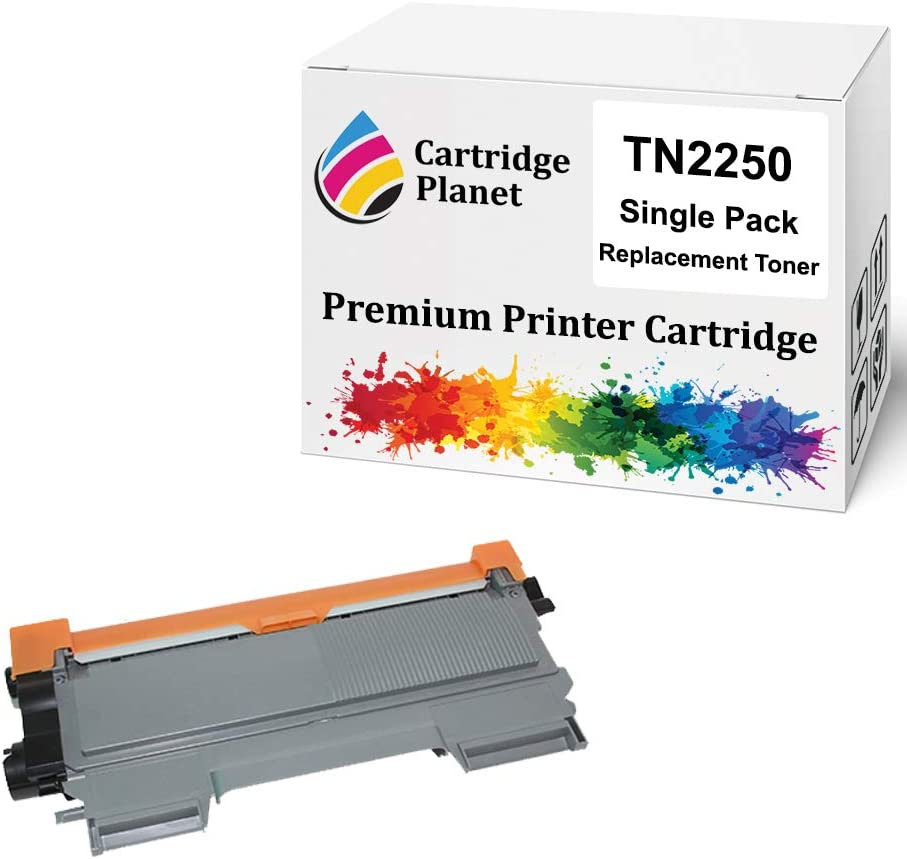Cartridge Planet Compatible Toner Cartridge for Brother TN-2250 TN2250 (2,600 Pages) for Brother DCP7060D DCP7065DN FAX2840 FAX2950 HL2240D HL2242D HL2250DN HL2270DW MFC7240 MFC7360N MFC7362N MFC746..