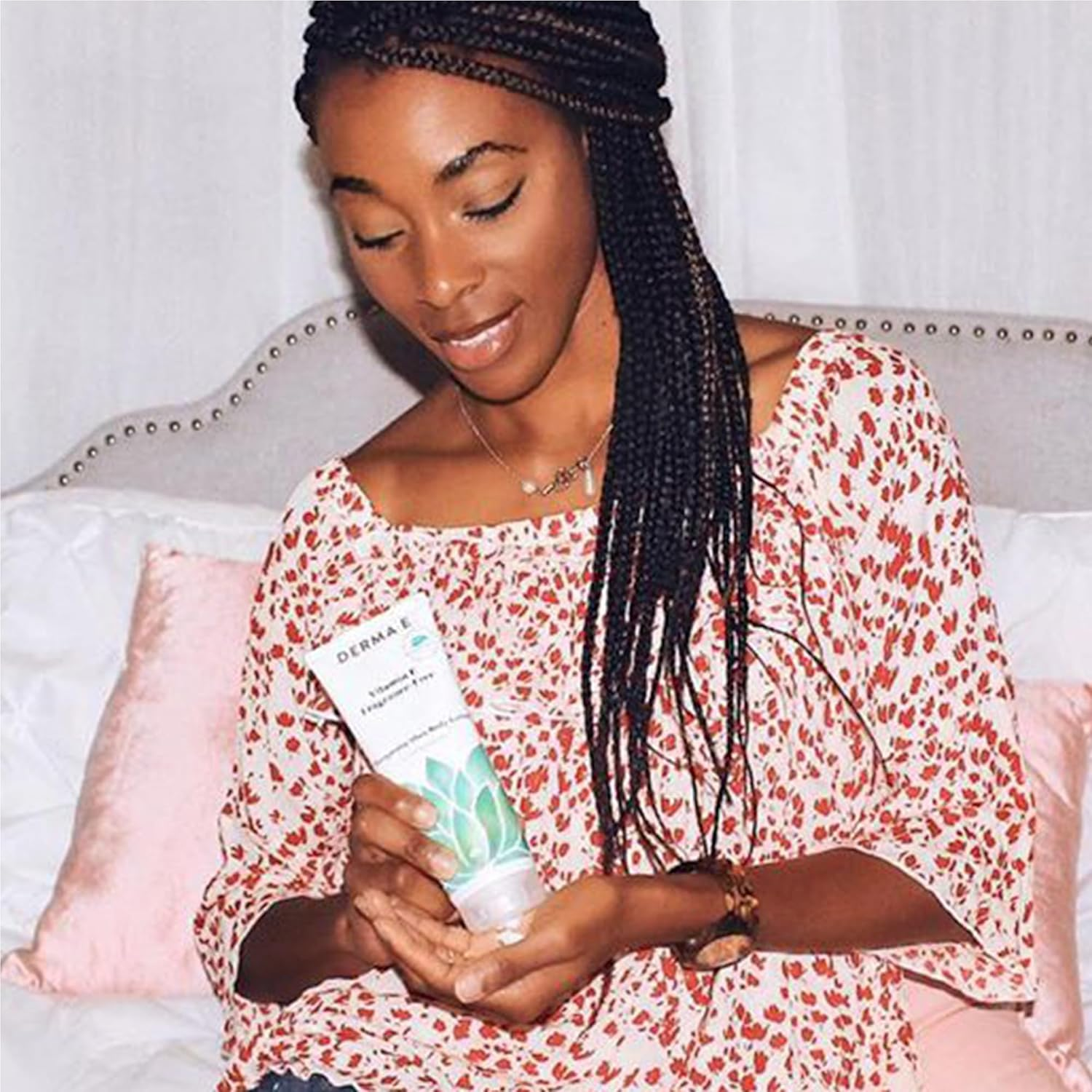 Derma E Vitamin E Intense Moisture Body Lotion, 8 Oz, Fragrance-Free Moisturizing Lotion with Shea Butter, Aloe Vera, Chamomile & Pycnogenol, Soothing Sensitive Skin Lotion image number 3