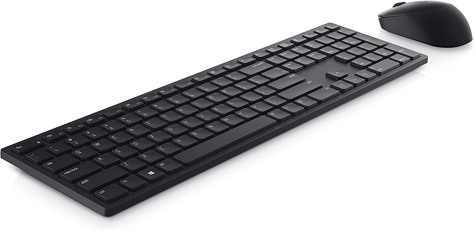 Dell KM5221W Pro Wireless Keyboard and Mouse Combo &ndash; 2.4 Ghz USB Receiver, Quiet Spill-Resistant Keys, 1600 DPI Optical Mouse, Programmable Shortcuts, 3-Year Warranty image number 2