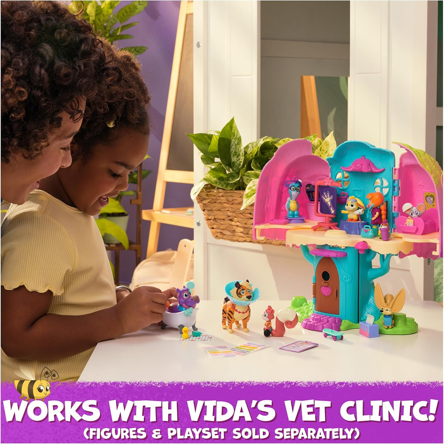 Vida the Vet, Sniffle & Snuggle Pack with Zig Zag & Tidbit Action Figures & Tissue Box Accessory, Kids Toys for Girls & Boys Ages 3 and Up image number 4