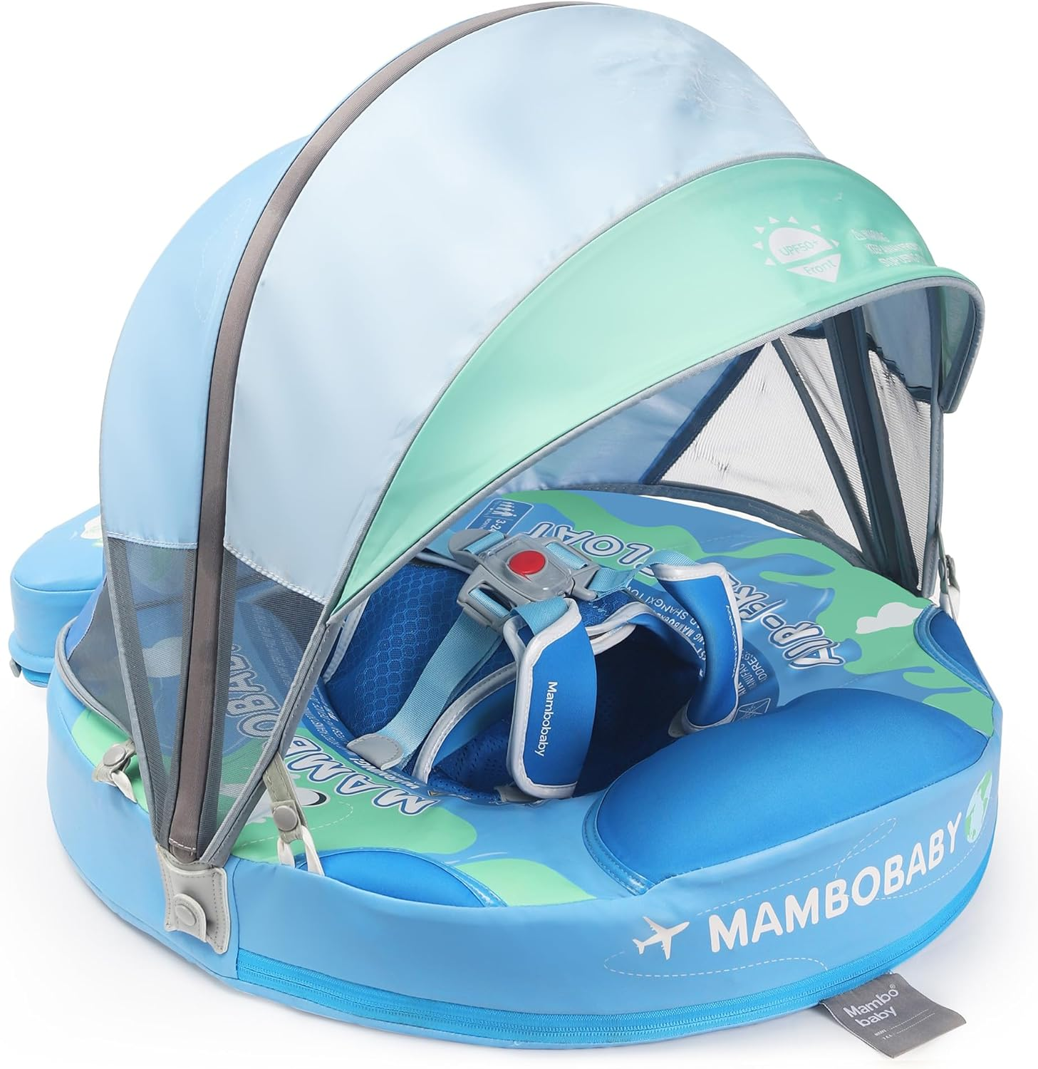 Upgrade Mambobaby Float for Infant Waist Swimming Ring Swim Trainer Life Vest Non-Inflatable Floats Toys with Adjustable Safety Strap