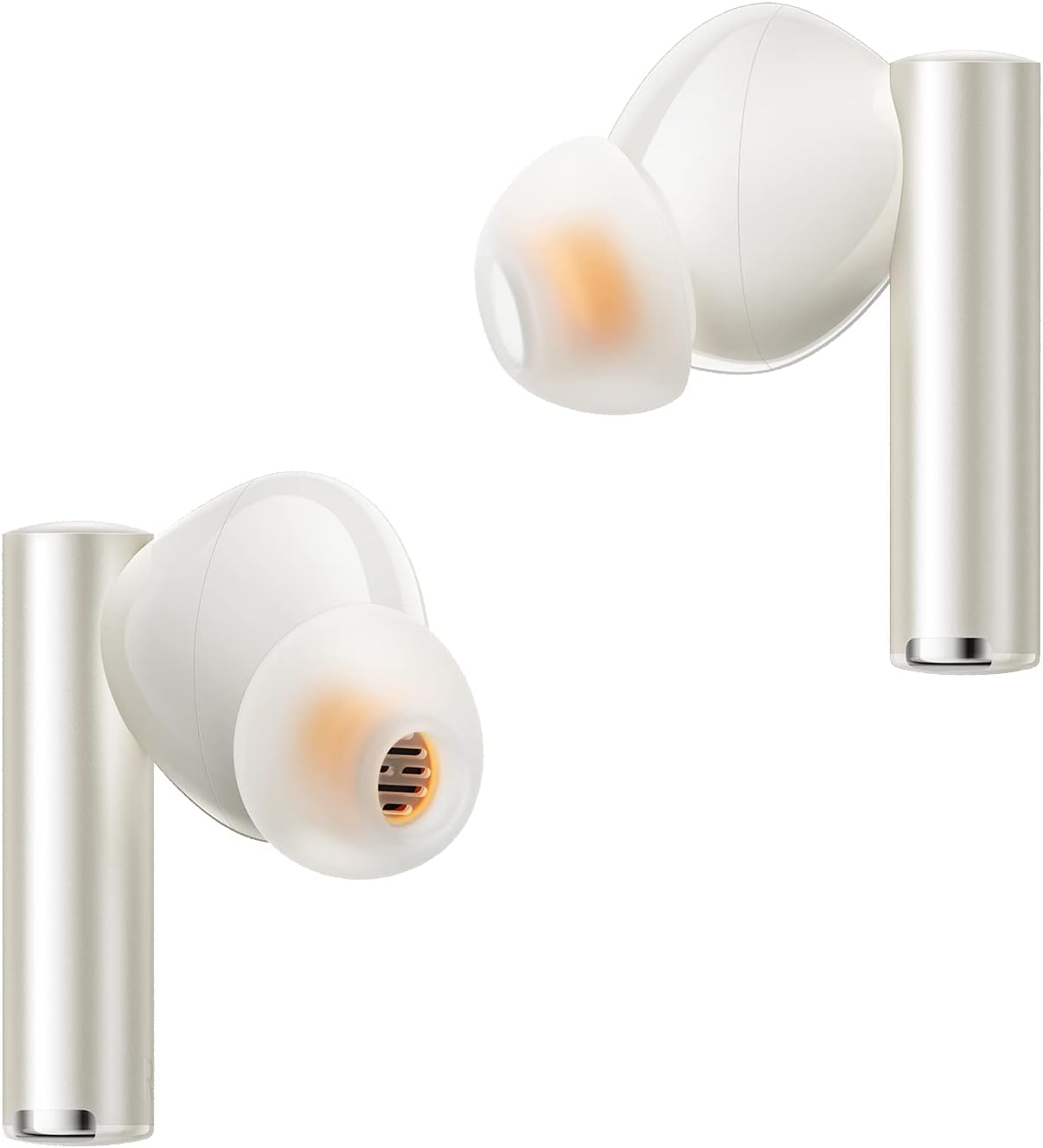 Realme Buds Air 5 Pro Wireless Earbuds with 50 Db Active Noise Cancelling (Sunrise Beige) image number 1