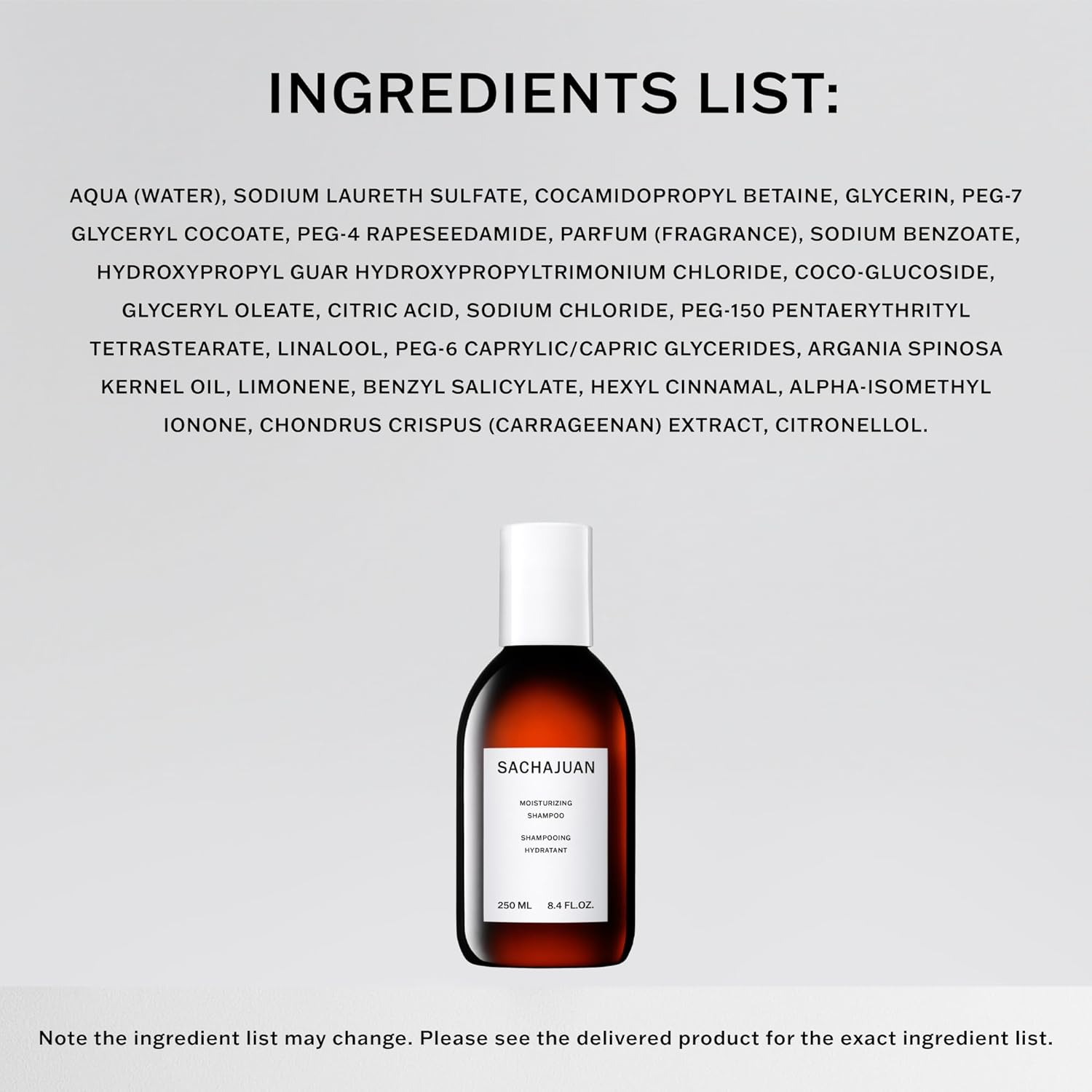 Sachajuan Moisturising Shampoo, 250Ml image number 6