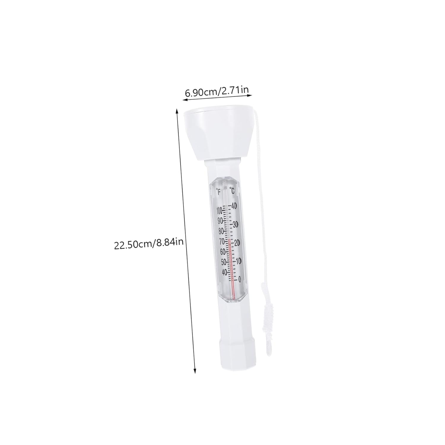 Generic Bathtub Water Thermometer Floating Pool and Fishpond Temperature Measuring Tool 0-40&deg;C for Swimming Pools and Saunas