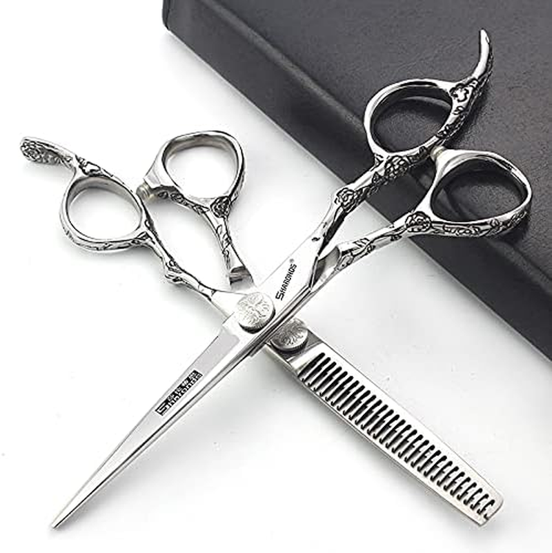 7 Inch Professional Hair Scissors, Japanese Stainless Steel Hair Cutting Scissors for Hairdressers