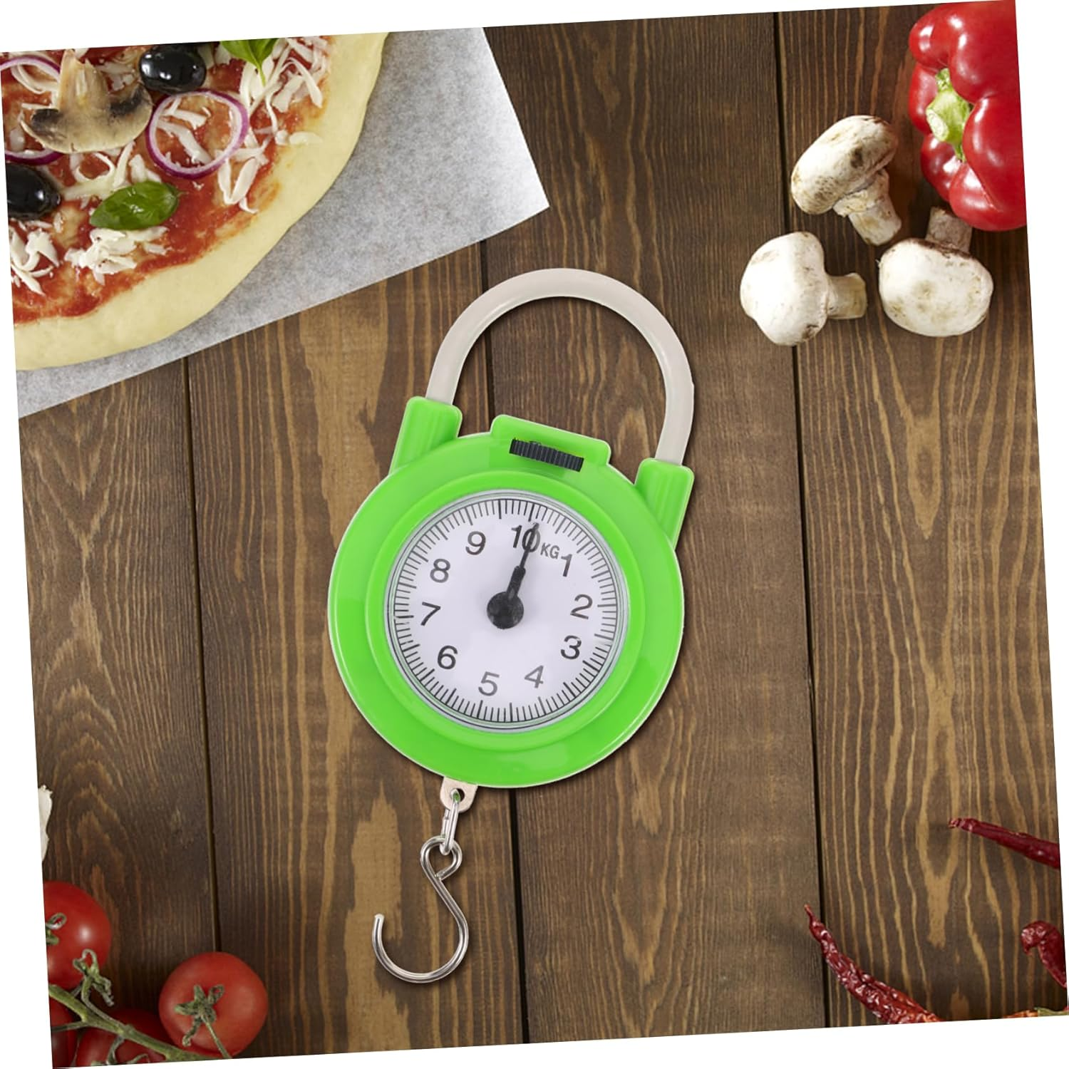 CIYODO Portable Spring Scale Small Manual Luggage Scale for Travel Hook for Checking Hand Luggage Weight