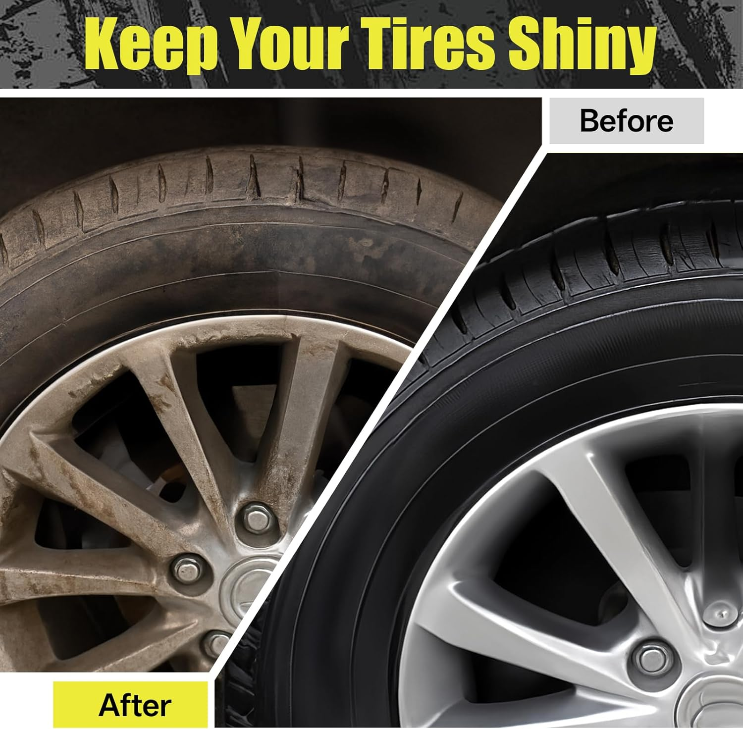 3 PCS Tire Shine Applicator Sponges, Microfiber Tire Brightener Applicator Pad Durable and Reusable Tires Dressing Applicators Pad, Tires Applicator-Pad for Car Detailing Cleaning Sealant Conditioner image number 6