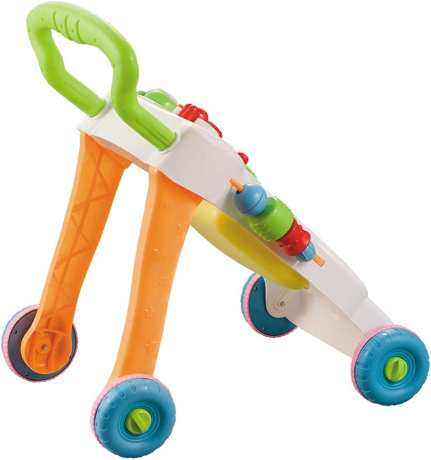 Yasao Multifunctional Toddler Trolley Sit-To-Stand ABS Musical Walker with Adjustable Height image number 4