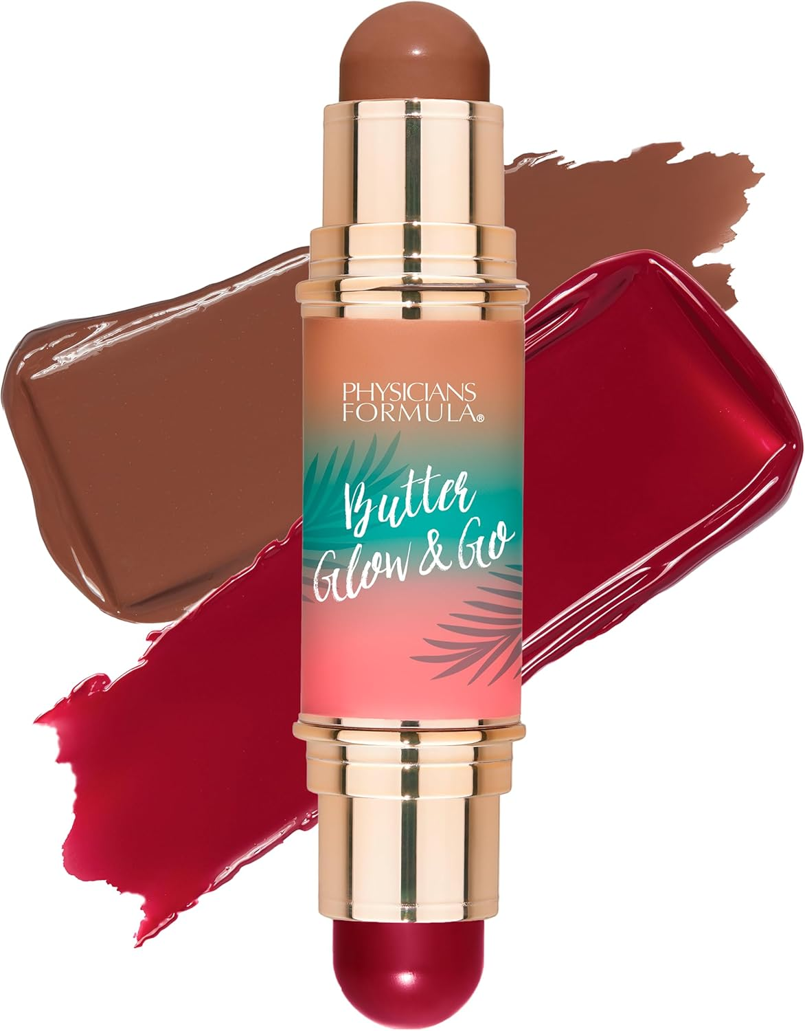 Physicians Formula Butter Glow & Go Multiuse Stick, Ultra-Creamy Radiant Finish Formula with Murumuru Butter, Vegan & Cruelty-Free- Beachy Pink