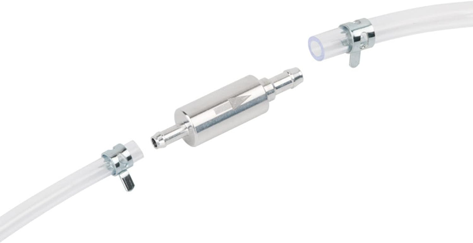 RCKEY Hydraulic Brake Bleeder Tool Lockable Automotive Brake Fluid Bleeder Bleeding Hose with Non Return One Way Check Valve