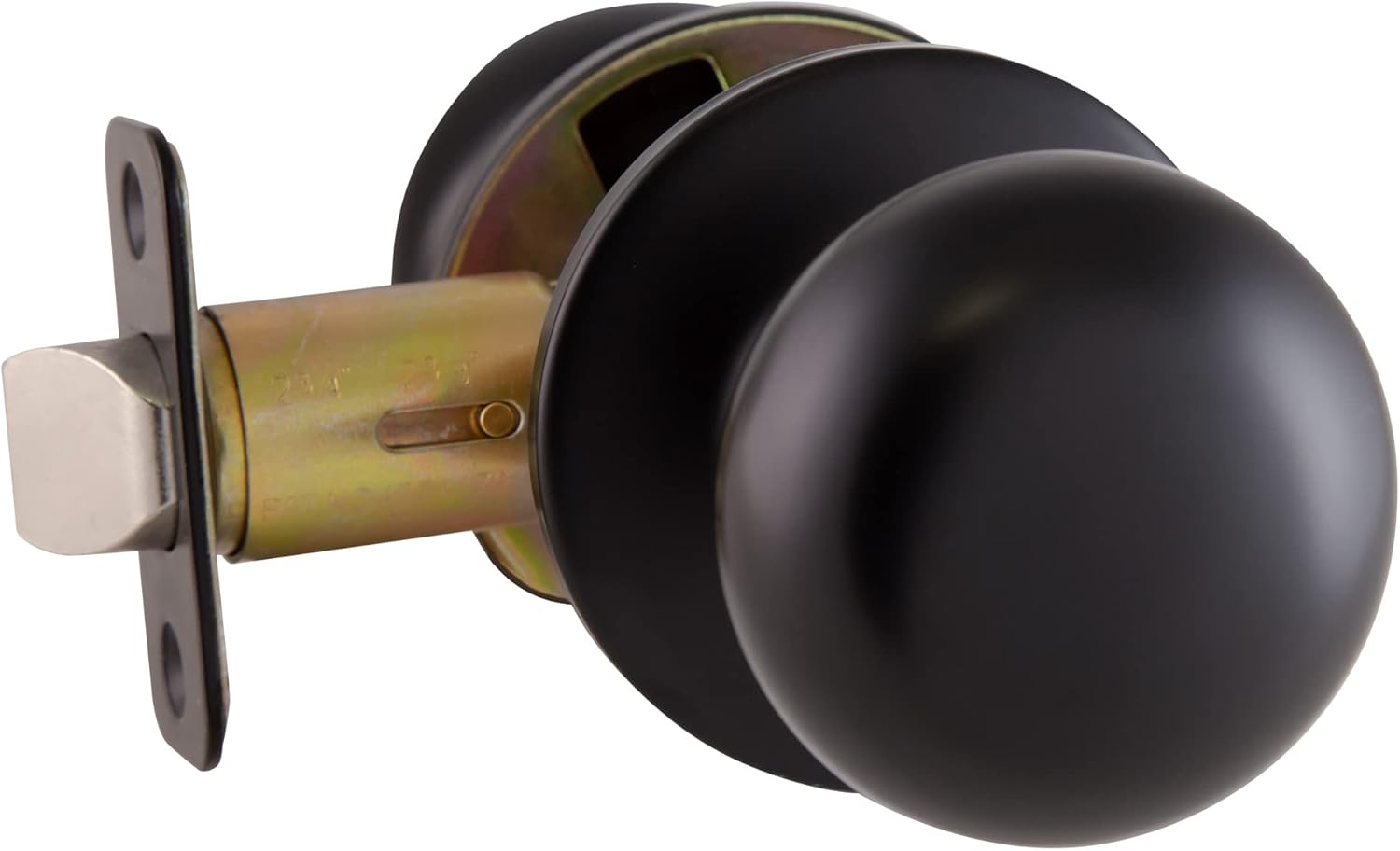 Design House 753251 Cambridge Dummy Door Knob, Reversible for Left or Right Handed Doors, Polished Brass Finish