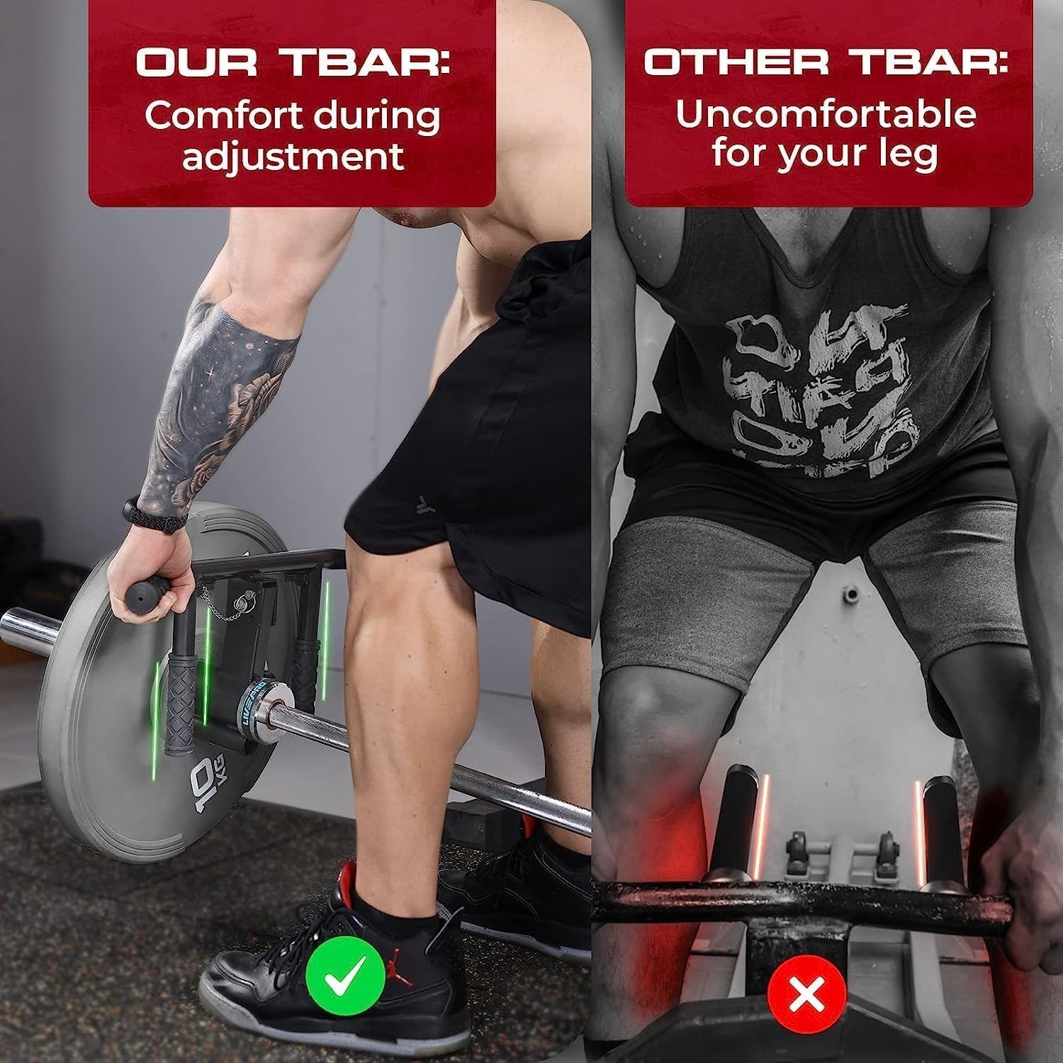 Yes4All Barbell Bomb - Transform Your Workout with Landmine Attachment for Barbell, Landmine Base - Presses, Rows, Rotations, Split Squats - Fits 2'' Olympic Bars