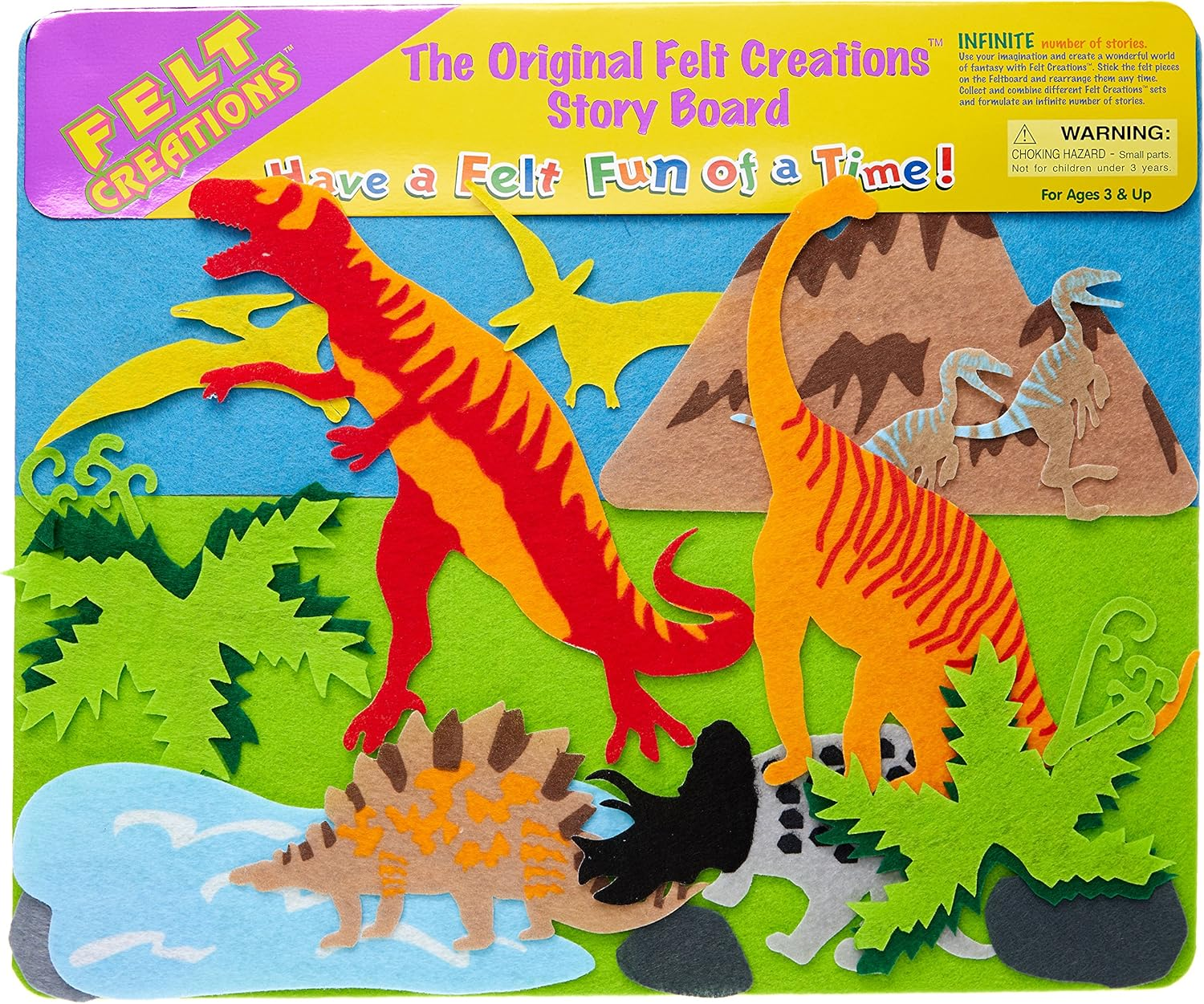 Felt Creations - Prehistoric Dinosaurs