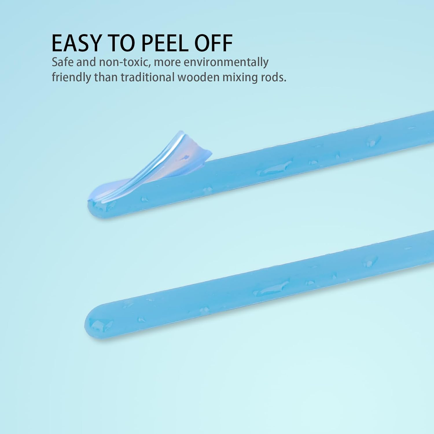 Silicone Stir Sticks, 4 Pcs Reusable Silicone Mixing Sticks for Resin, Epoxy, Liquid, Paint, Popsicle Stirring Tool for DIY Crafts image number 1