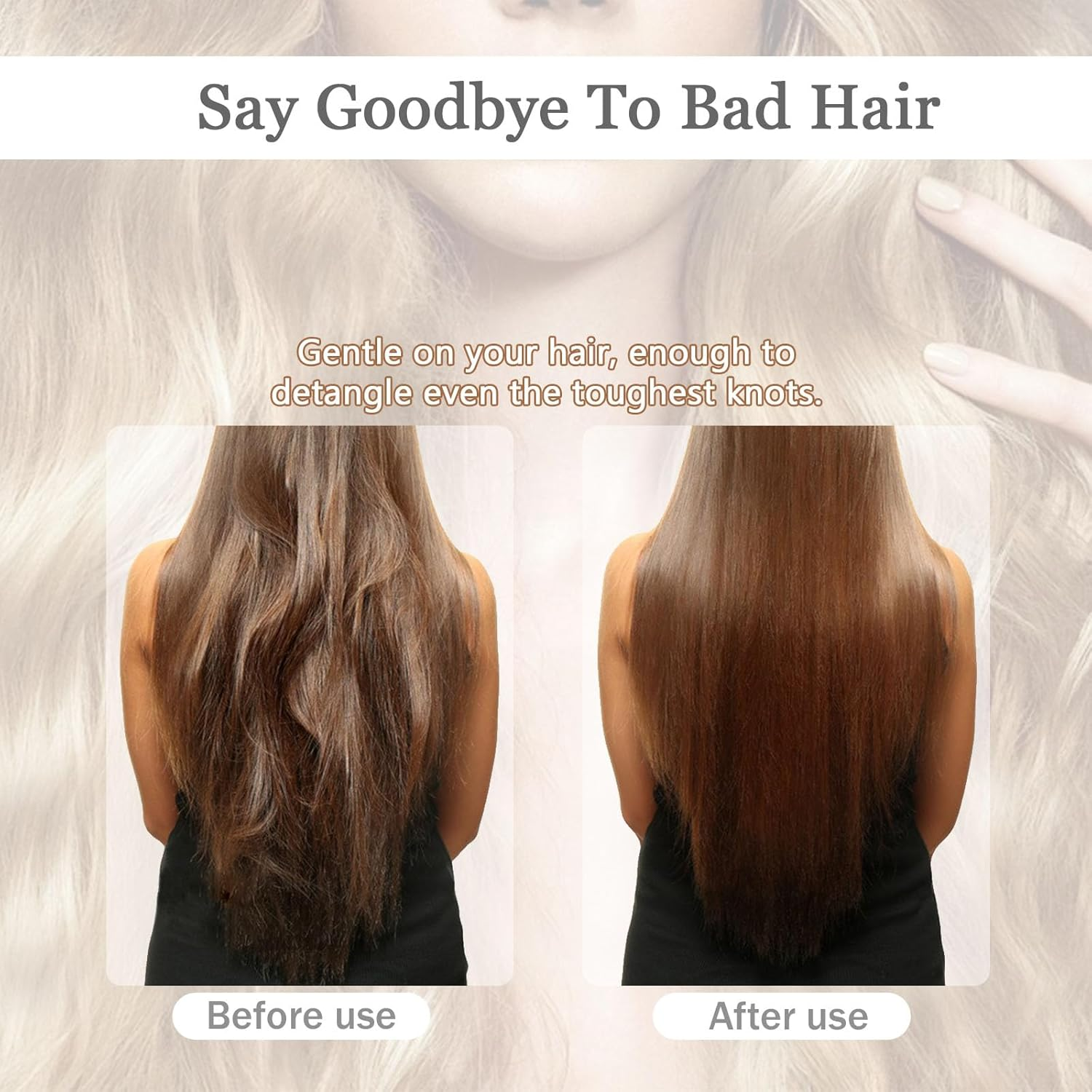 9-Rows Cushion Nylon Bristle Hair Brush Women Men Curly Wet or Dry Hair Classic Detangling Brushes for Separating Shaping Defining Curls Blow-Drying Styling Detangling image number 5