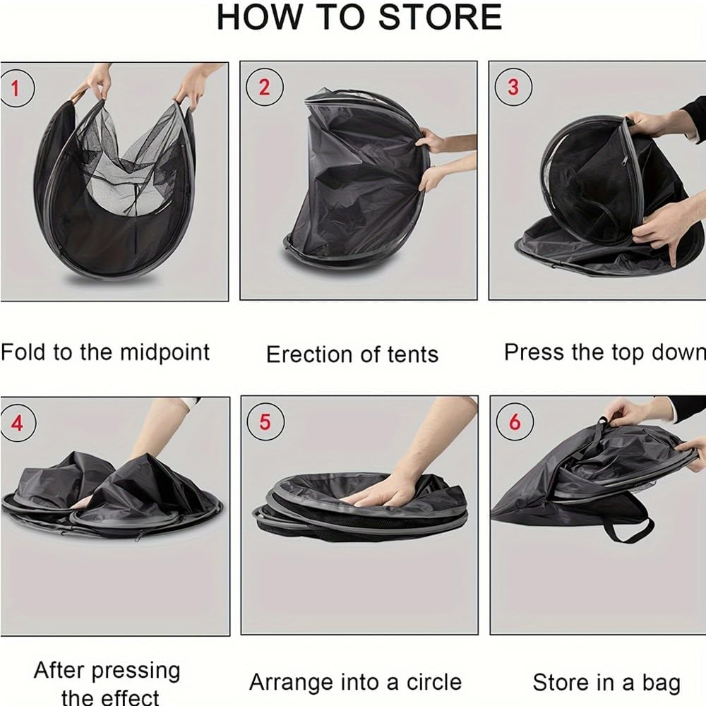 Cat Tent Outdoor, Pet Enclosure Wigwam Suitable for Dogs and Small Animals Foldable Cat Playpen, Pop up Crate Dog Tent Outdoor image number 3