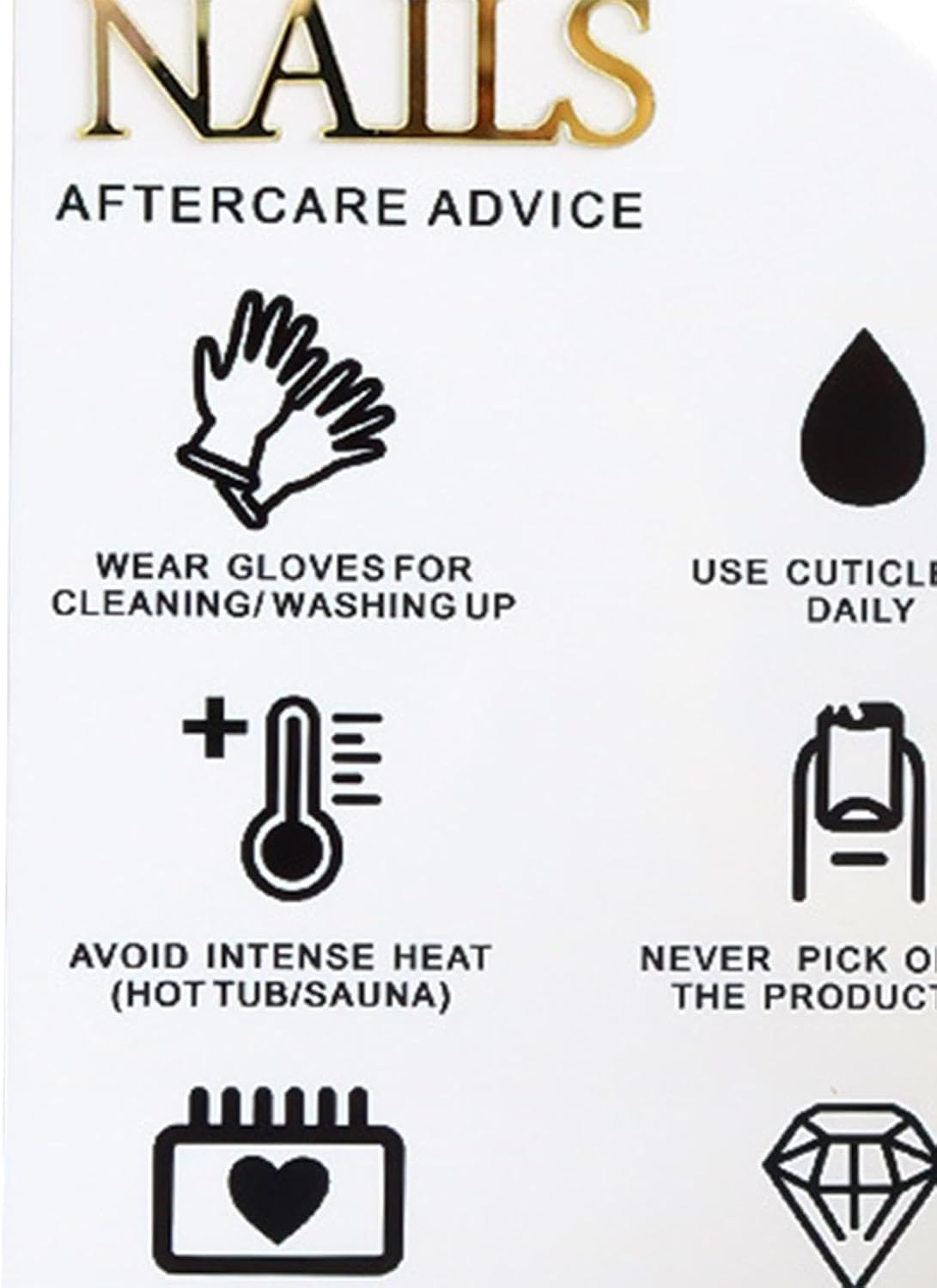 Eigell Nail Art Display Board, Manicure Showing Board, Acrylic Nail Salon DIY Nail Salon Nail Shape,Nail Tip Showing Holder, Nail Art Display Stand, Style B image number 2