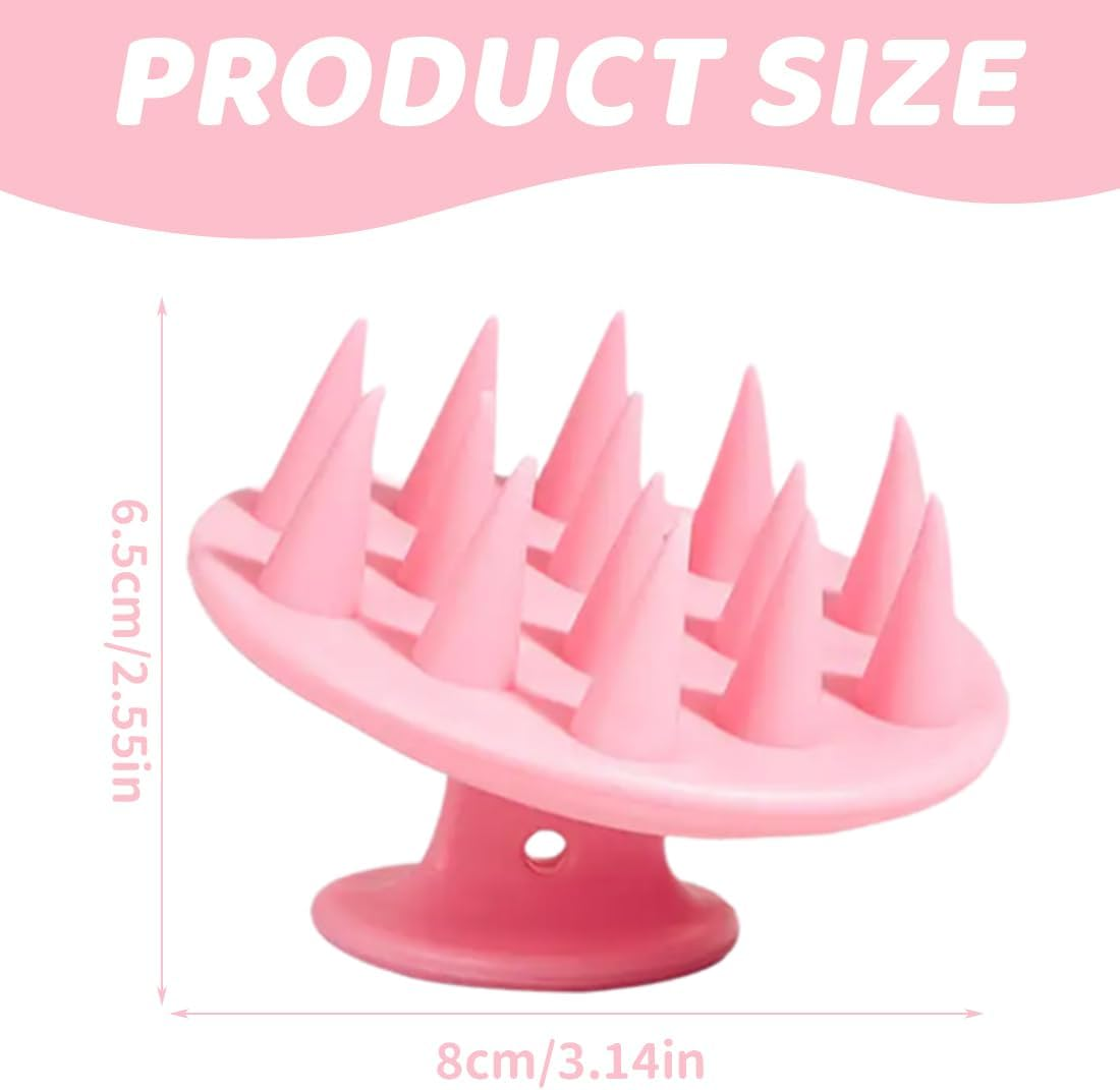 LQIOACU Pack of 2 Scalp Massage Brush, Scalp Massager, Head Massage Brush, Shampoo Brush for Exfoliating and Head Massage image number 5