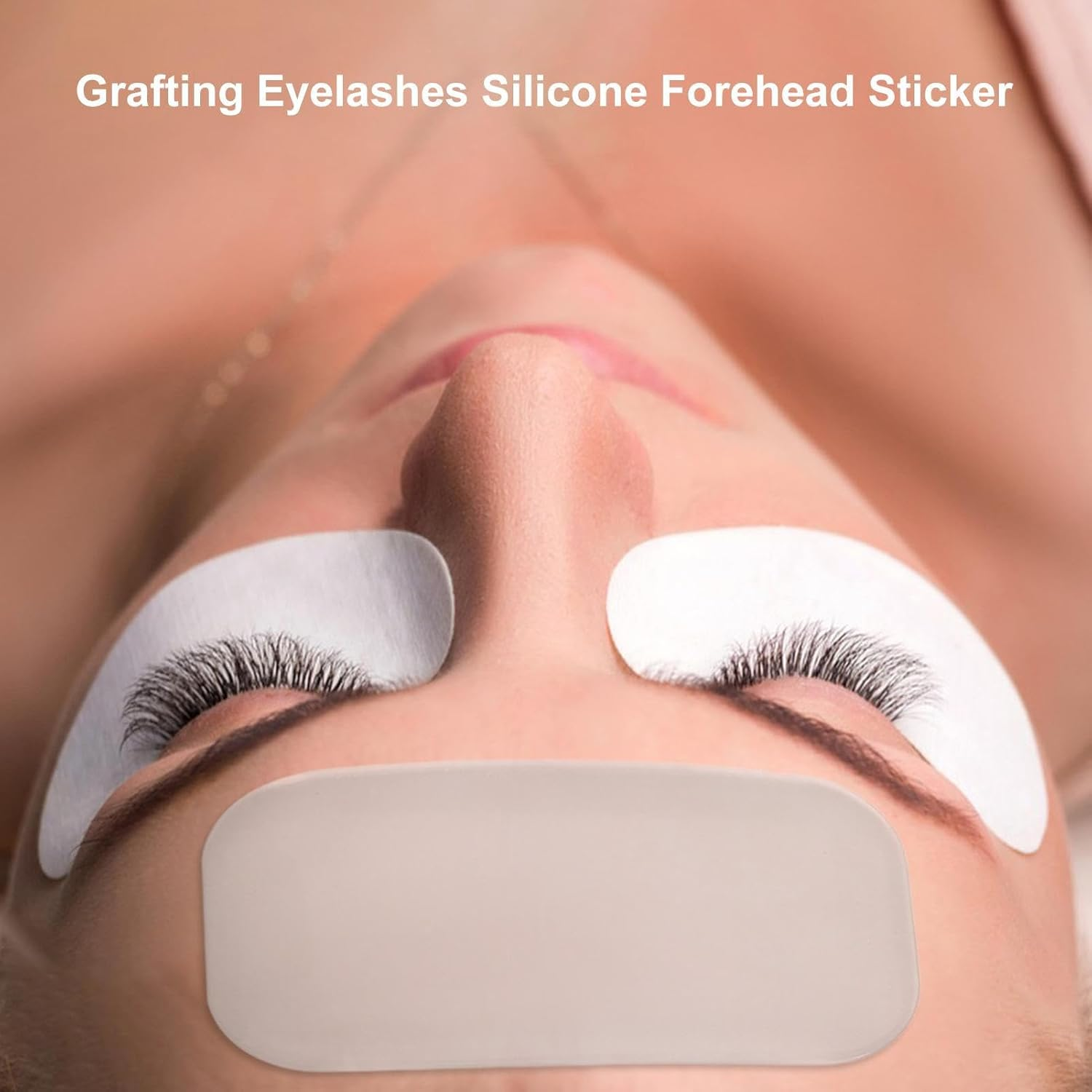 Eyelash Extension Pads, Eyelash Extensions Supplies Loose Lash Holder Pad, Skin-Friendly Silicone Eyelashes Forehead Sticker for Women Pochy image number 6