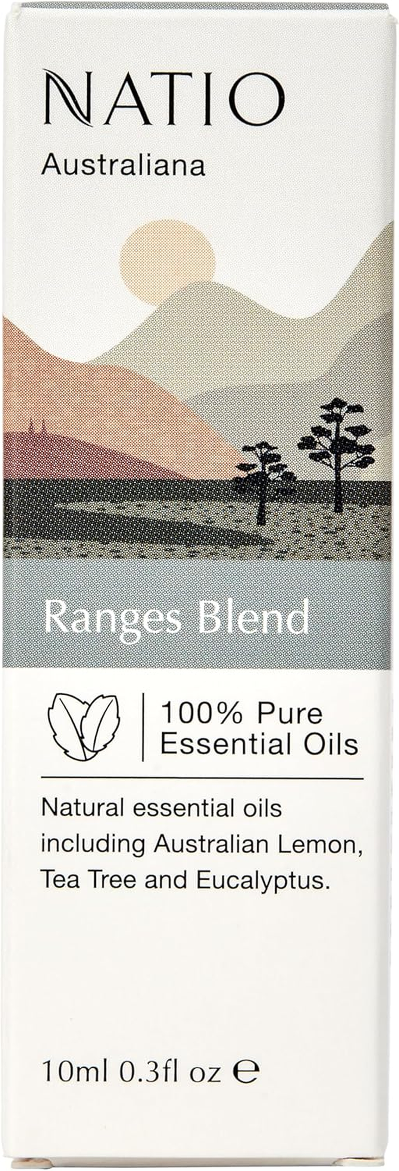 Natio Australia Australiana Pure Essential Oil Blend - Ranges 10Ml - 100% Pure & Natural Essential Oil Blend - Eucalyptus, Lemon, Tea Tree, Peru Balsam, Copaiba Balsam & Gurjun Balsam - Vegan Friendly & Made in Australia image number 1