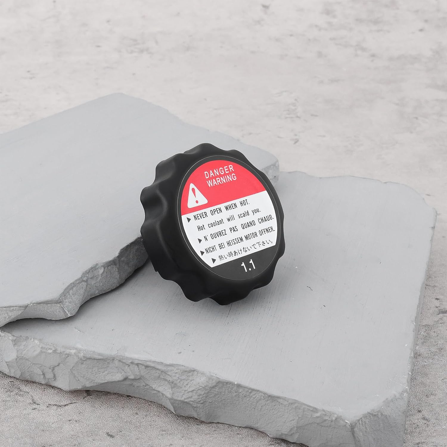 Motorcycle Radiator Cap Cover 19045-MY3-621 1.1 Bar Compatible with Honda VT VF GL ST Model Motorcycle image number 1