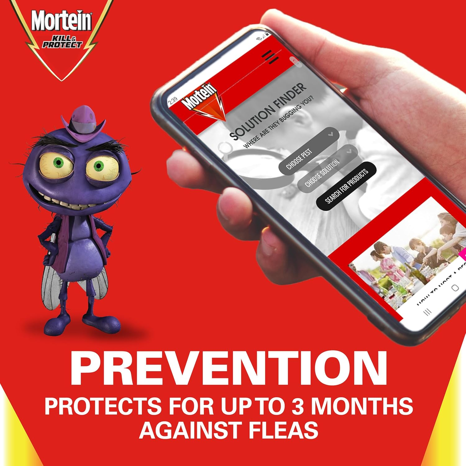 Mortein Powergard Flea & Crawling Control Bomb 125 G (Pack of 3)