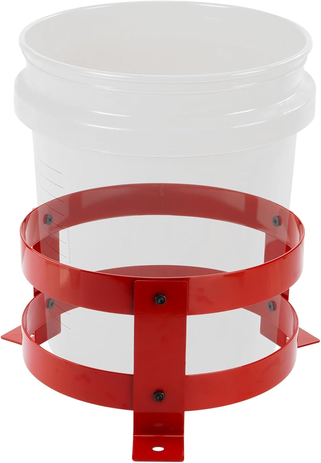 SPARKWHI 5 Gallon Bucket Holder 16 Inch Diameter, Bucket Holder Rack for RV, Truck, Cart, UTV, Landscape Trailer image number 4