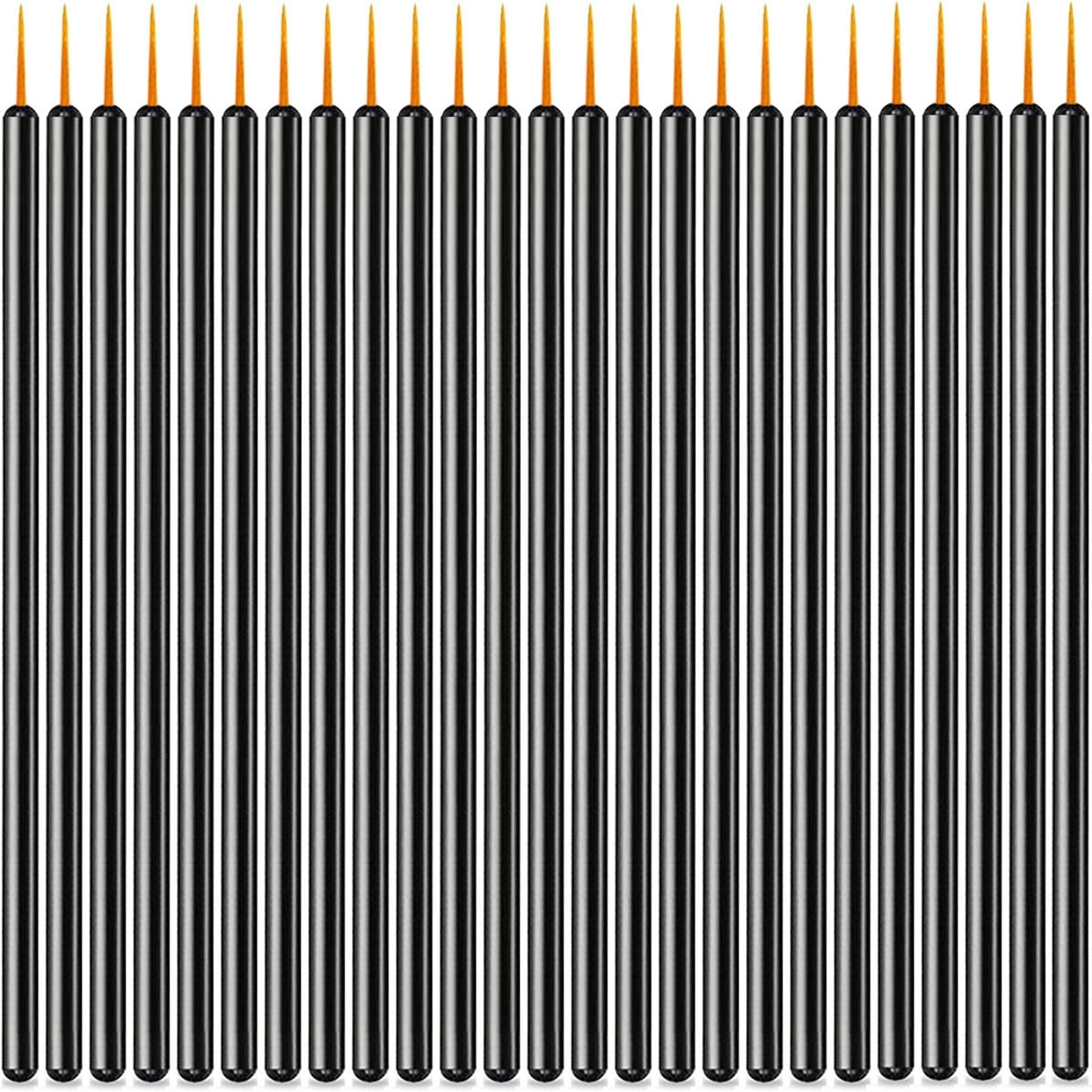 100 Pack Disposable Eyeliner Brush, Ankoor Eye Liner Applicator Cosmetic Eye Wands Makeup Tool image number 1