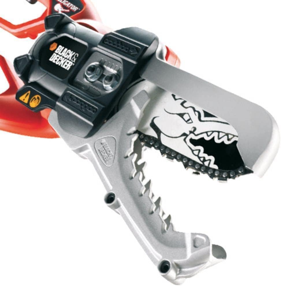 BLACK+DECKER Alligator Powered Lopper 550 W with Chainsaw Cutting Performance in Fully Enclosed Bar and Chain GK1000-GB image number 1