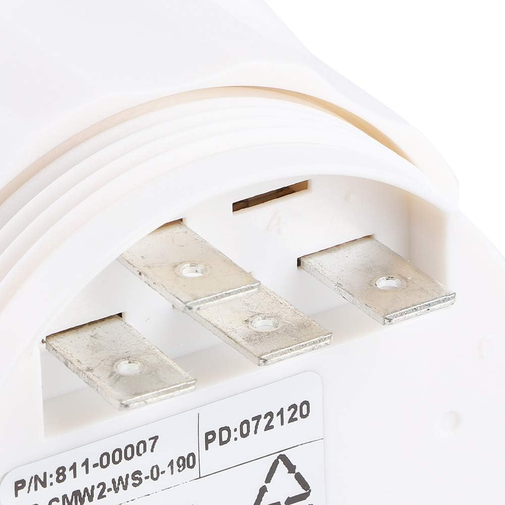 Water Tank Level Gauge, 2In Pointer Liquid Indicator, High Accuracy Universal for Marine Boat Truck RV (White) image number 3